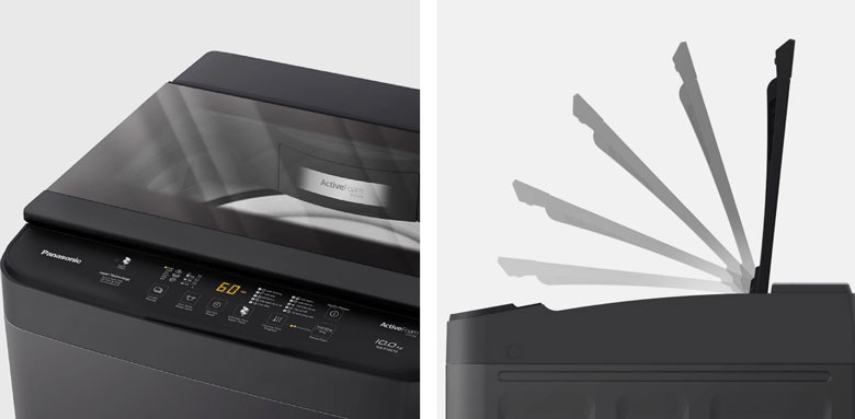 Máy giặt Panasonic 10 kg NA-F10S10BRV - Cửa kính chống sập