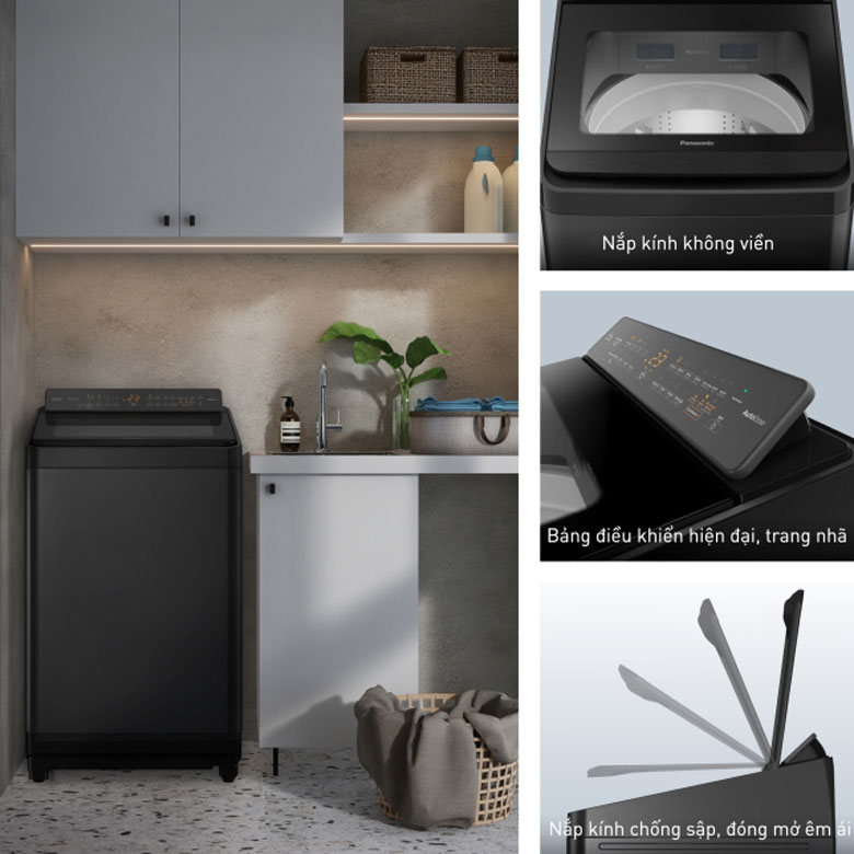 Máy giặt Panasonic Inverter 11.5kg NA-FD115W3BV - Thanh lịch, phong cách