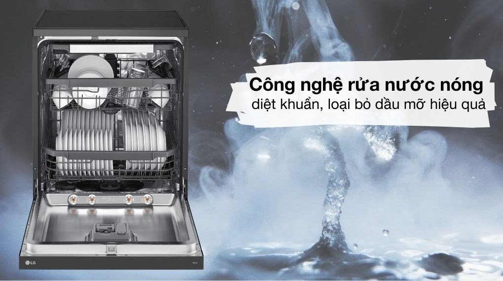 Máy rửa chén độc lập LG LDT14BLA4 - Công nghệ rửa - sấy