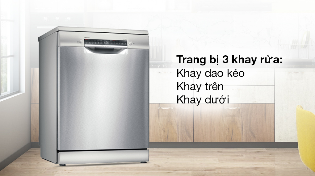 Máy rửa chén độc lập Bosch SMS4EMI06E - Khay rửa Máy rửa chén độc lập Bosch SMS4EMI06E - Khay rửa