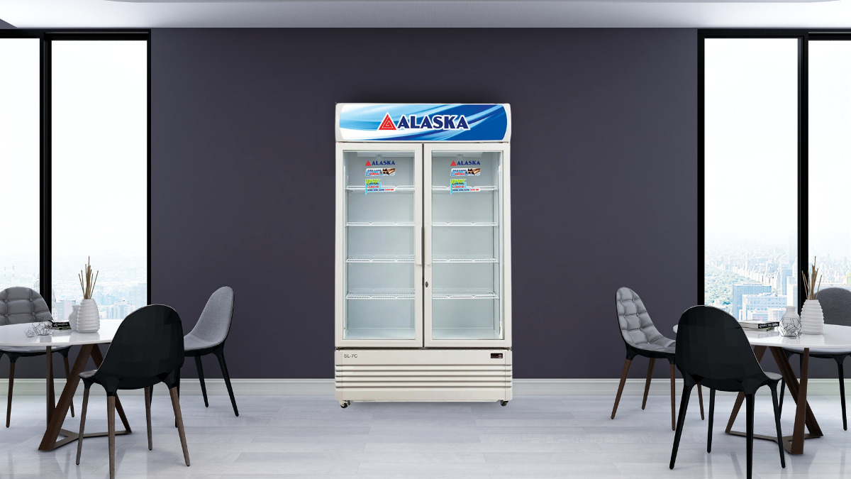 Tủ Mát Alaska 580 Lít SL-7C sở hữu thiết kế tối giản