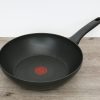 Chảo nhôm sâu chống dính vân đá đáy từ 28 cm Tefal Ultimate G2681972