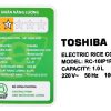Nồi cơm cao tần Toshiba 1 lít RC-10IP1PV