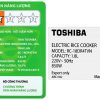 Nồi cơm điện tử Toshiba 1.8 lít RC-18DR4TVN(H)