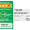 Máy giặt sấy Toshiba Inverter giặt 13 kg - sấy 8 kg TWD-T21BU140UWV(MG)