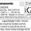 Máy xay sinh tố Panasonic MX-EP3101WRA