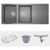 Chậu rửa bát Konox Granite Sink Livello Smart 1160 Grey