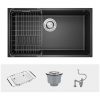 Chậu rửa bát Konox Granite Sink Naros 760S Black