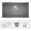 Chậu rửa bát Konox Granite Sink Naros 760S Grey