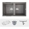 Chậu rửa bát Konox Granite Sink Phoenix Smart 860 Grey