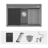Chậu rửa bát Konox Granite Sink Terra 790S Grey