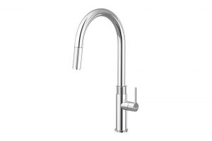 Vòi rửa bát dây rút Konox Lasi Chrome