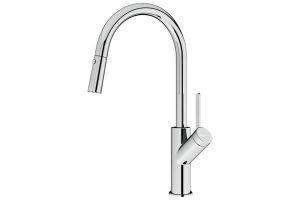 Vòi rửa bát dây rút Konox Ponte Chrome