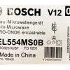 Lò vi sóng có nướng lắp âm Bosch 25 lít BEL554MS0B