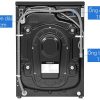 Máy giặt sấy Hisense Inverter giặt 9 kg - sấy 6 kg WD90N1Y