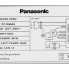 Máy hút mùi áp tường Panasonic FV-TX9ADSYUE