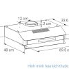 Máy hút mùi âm tủ Hawonkoo HRH-703