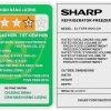 Tủ lạnh Sharp Inverter Multi Door 421 lít SJ-FXP510VG-CH
